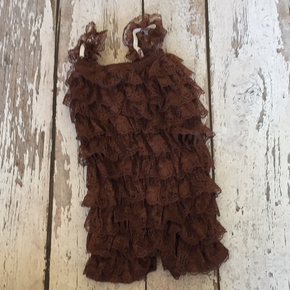 AdoraBelle Lace Romper - Sz. M (9-24 Months) - Picture 2 of 6